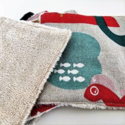 Lingettes lavables - Gros pois Petits points - Artisanat textile français