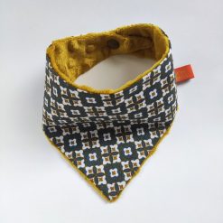 Foulard bébé - Gros pois Petits points - Artisanat textile français